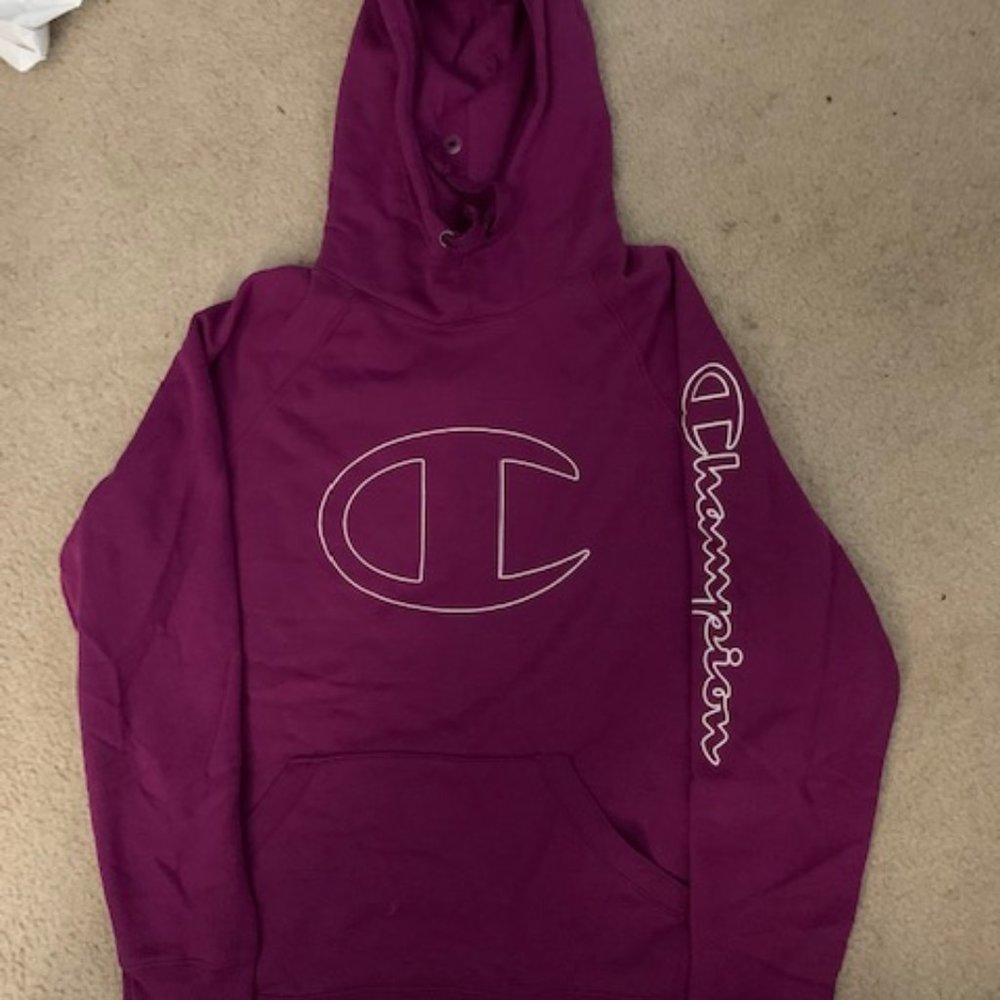 Women's Champion Hoodie - Plum - M